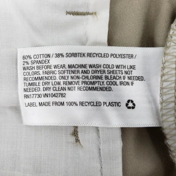 NWT Cat & Jack Boys School Uniform Pants Size 16 Husky Four Pack Blue And Khaki - Picture 8 of 11